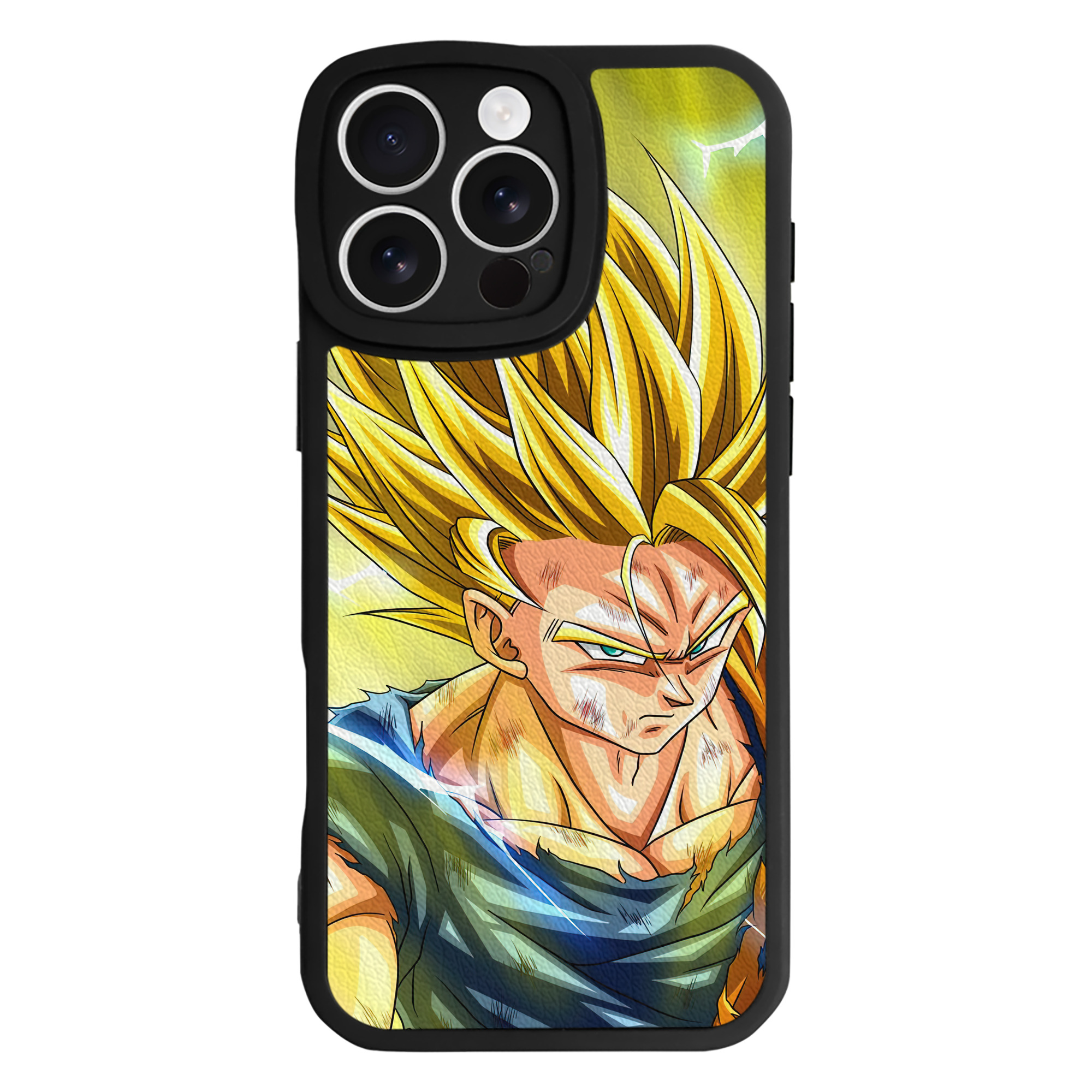 （画像用） ドラゴンボール DRAGON BALL 【iPhone 16シリーズ対応】シリコンスマホケース（レザー調） 材質：シリコン